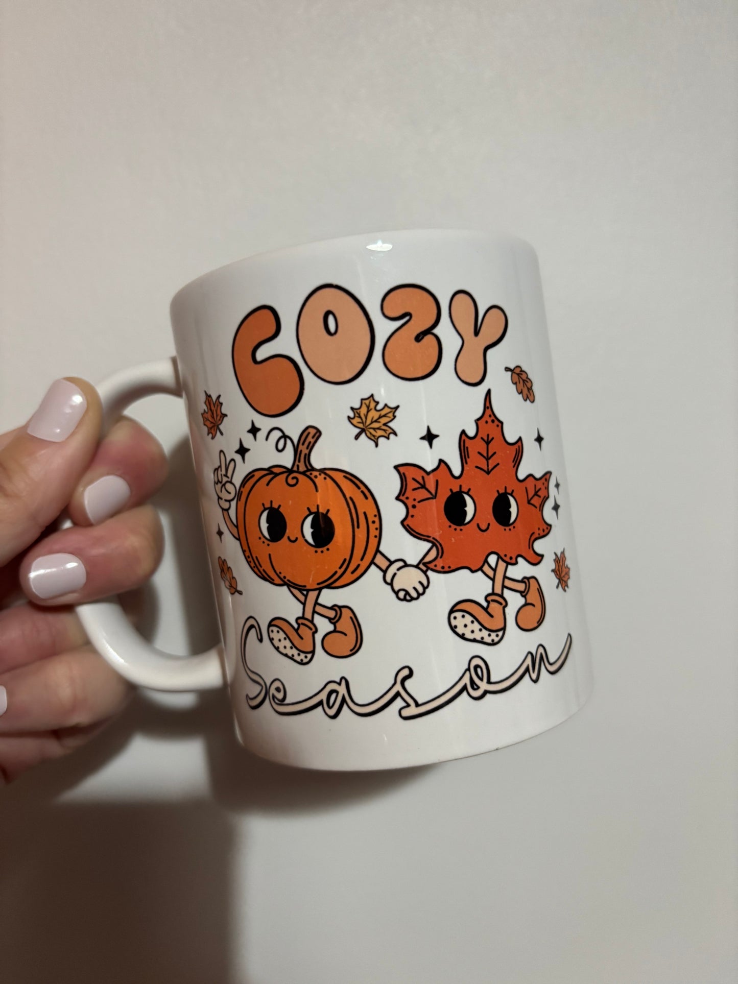 CLEARANCE autumn sublimated design mug - White mug - Glass mug - Tea - Coffee - Drinks