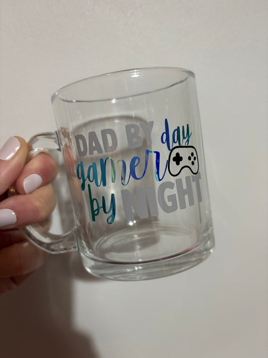 CLEARANCE dad design mug - White mug - Glass mug - Tea - Coffee - Drinks