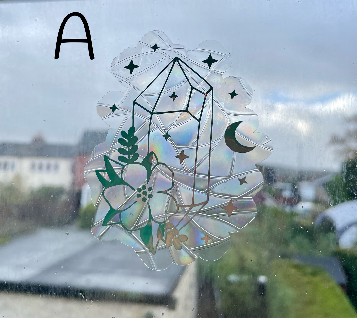 Crystals suncatcher – Suncatcher – Rainbow - Window sticker – Window decal – Various colours – Reusable – Home décor – Unique