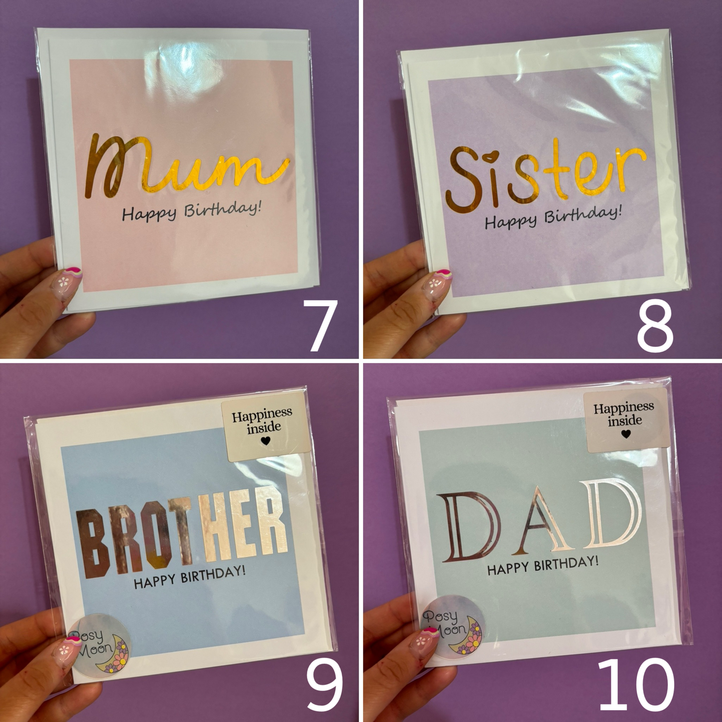 Variety of greeting cards