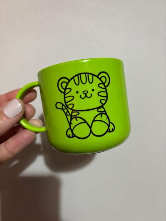 CLEARANCE tiger children’s sublimated design mug - Polymer mug