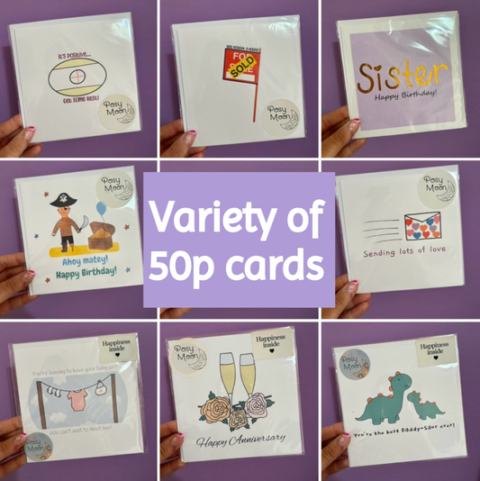 Variety of greeting cards