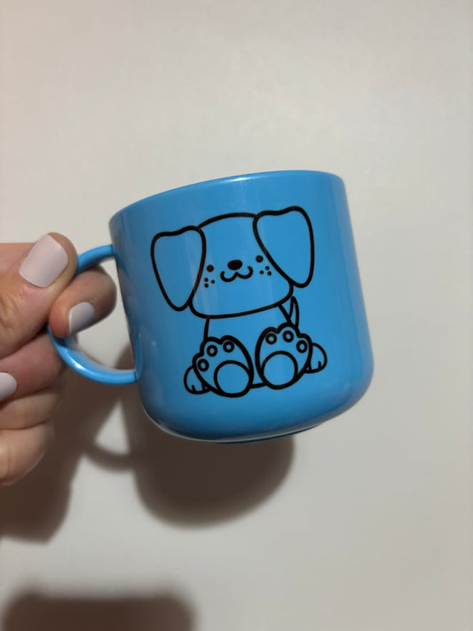 CLEARANCE dog children’s sublimated design mug - Polymer mug