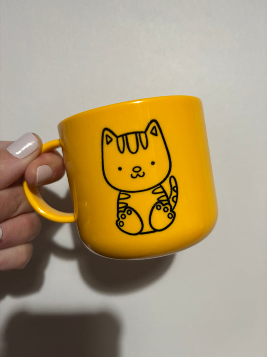 CLEARANCE cat children’s sublimated design mug - Polymer mug