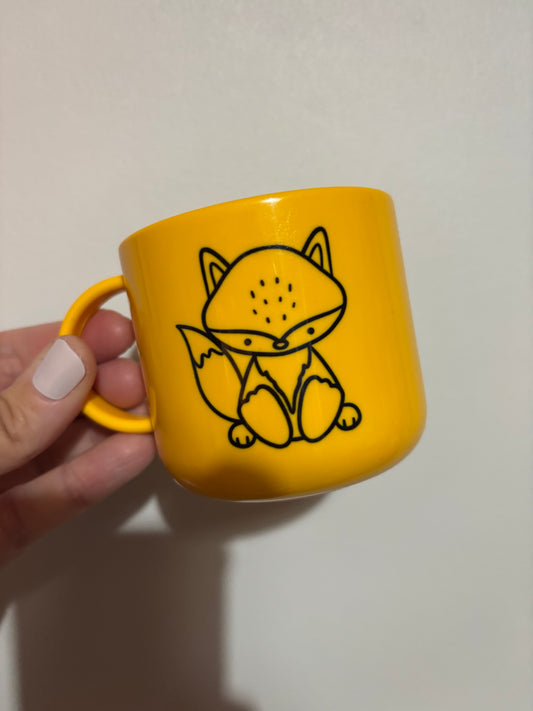 CLEARANCE fox children’s sublimated design mug - Polymer mug