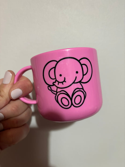 CLEARANCE elephant children’s sublimated design mug - Polymer mug