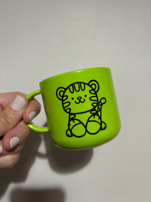 CLEARANCE tiger children’s sublimated design mug - Polymer mug