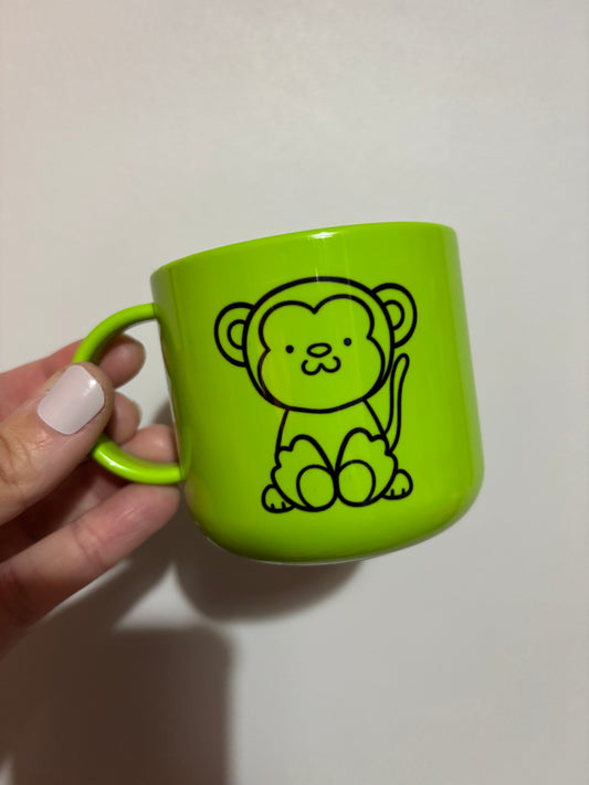 CLEARANCE monkey children’s sublimated design mug - Polymer mug