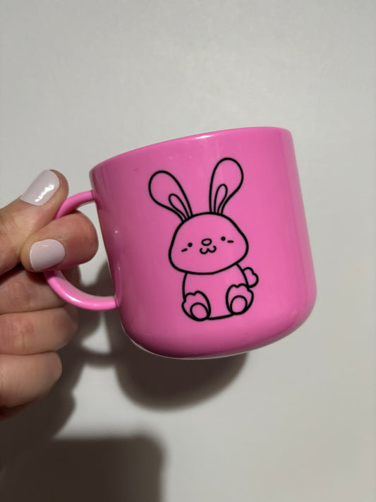 CLEARANCE rabbit children’s sublimated design mug - Polymer mug