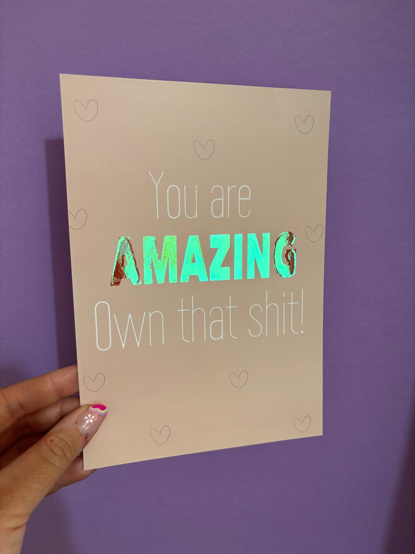 You are amazing A5 print