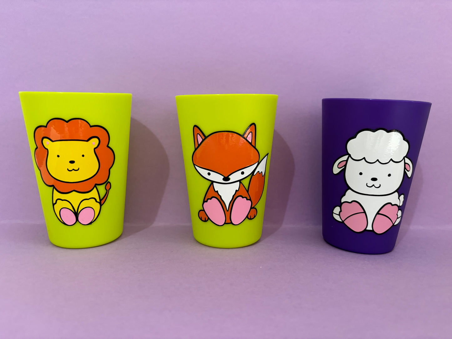 Animal children’s 250ml plastic cup