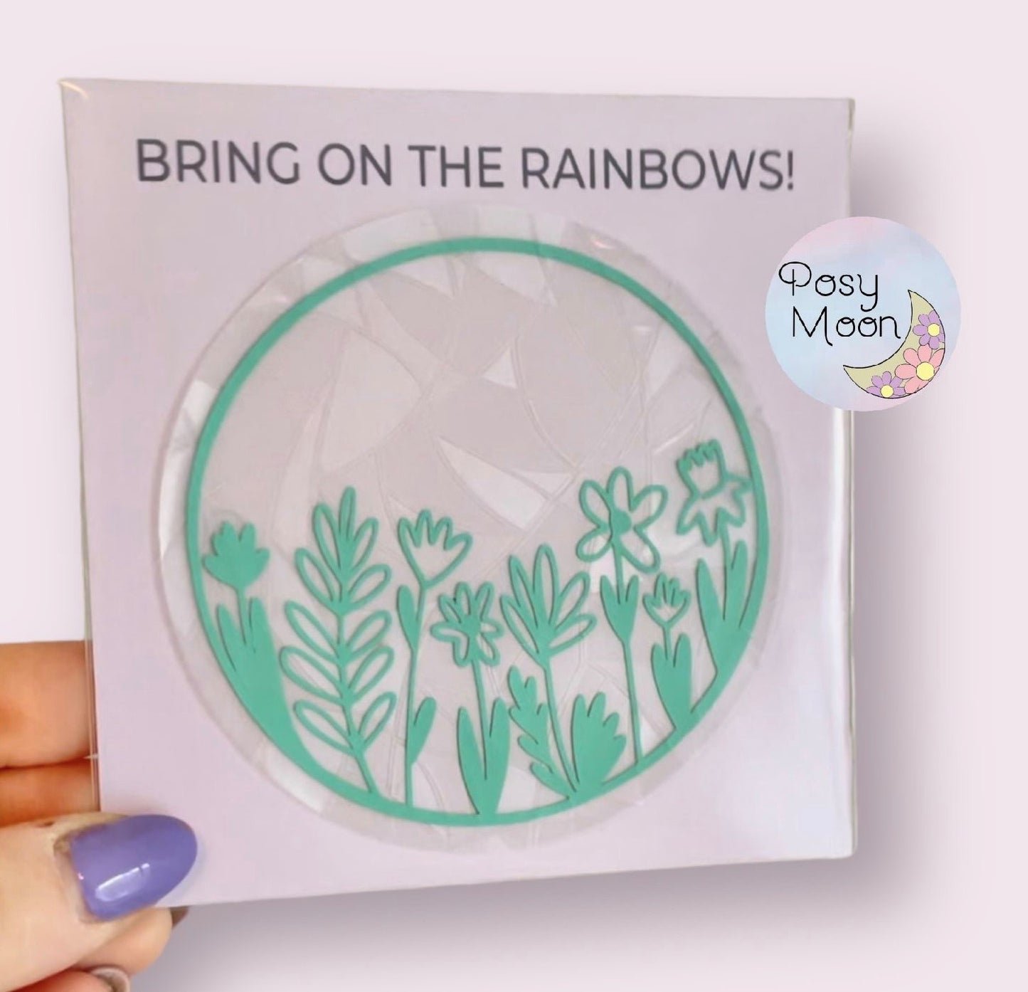 Garden suncatcher – Suncatcher – Rainbow - Window sticker – Window decal – Reusable – Home décor – Unique